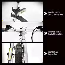 LED Bicycle Rear Light 600/750mAh USB Rechargeable