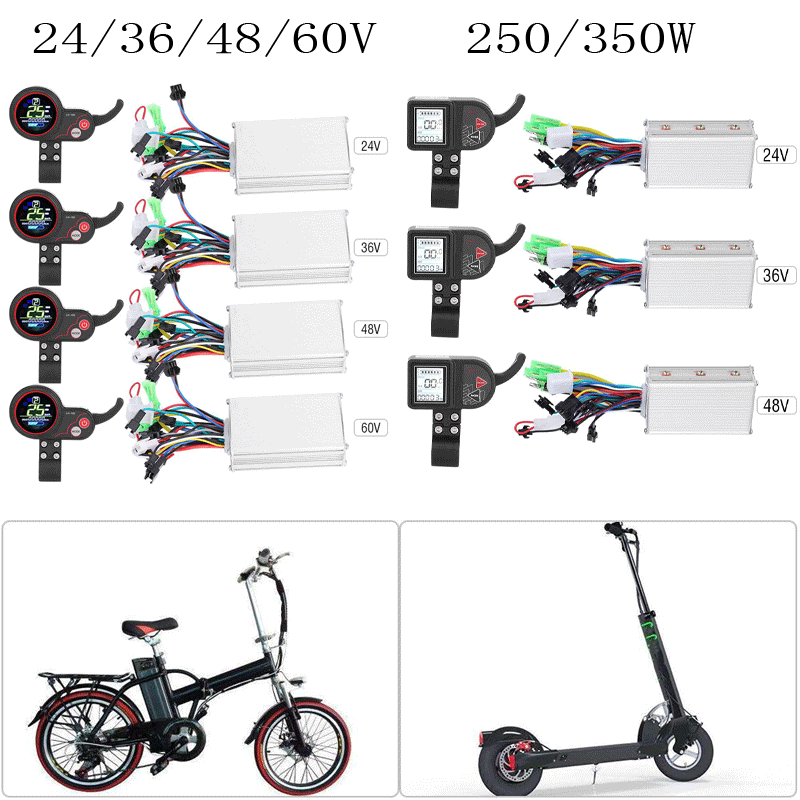 E-Scooter Controller Kit 24–48V (Waterproof LCD)